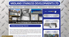Desktop Screenshot of midlandstainless.com